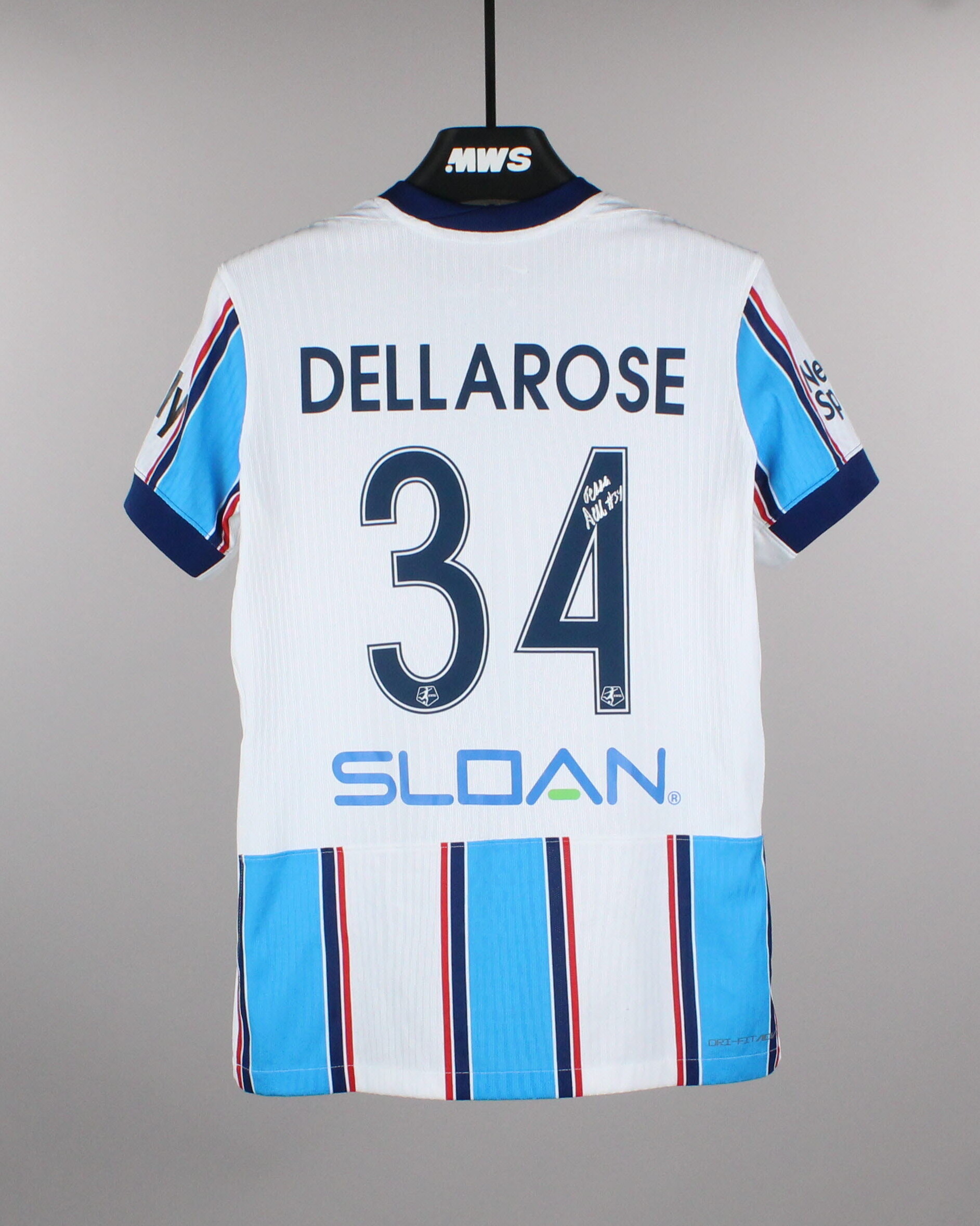 Tessa Dellarose Chicago Stars FC jersey