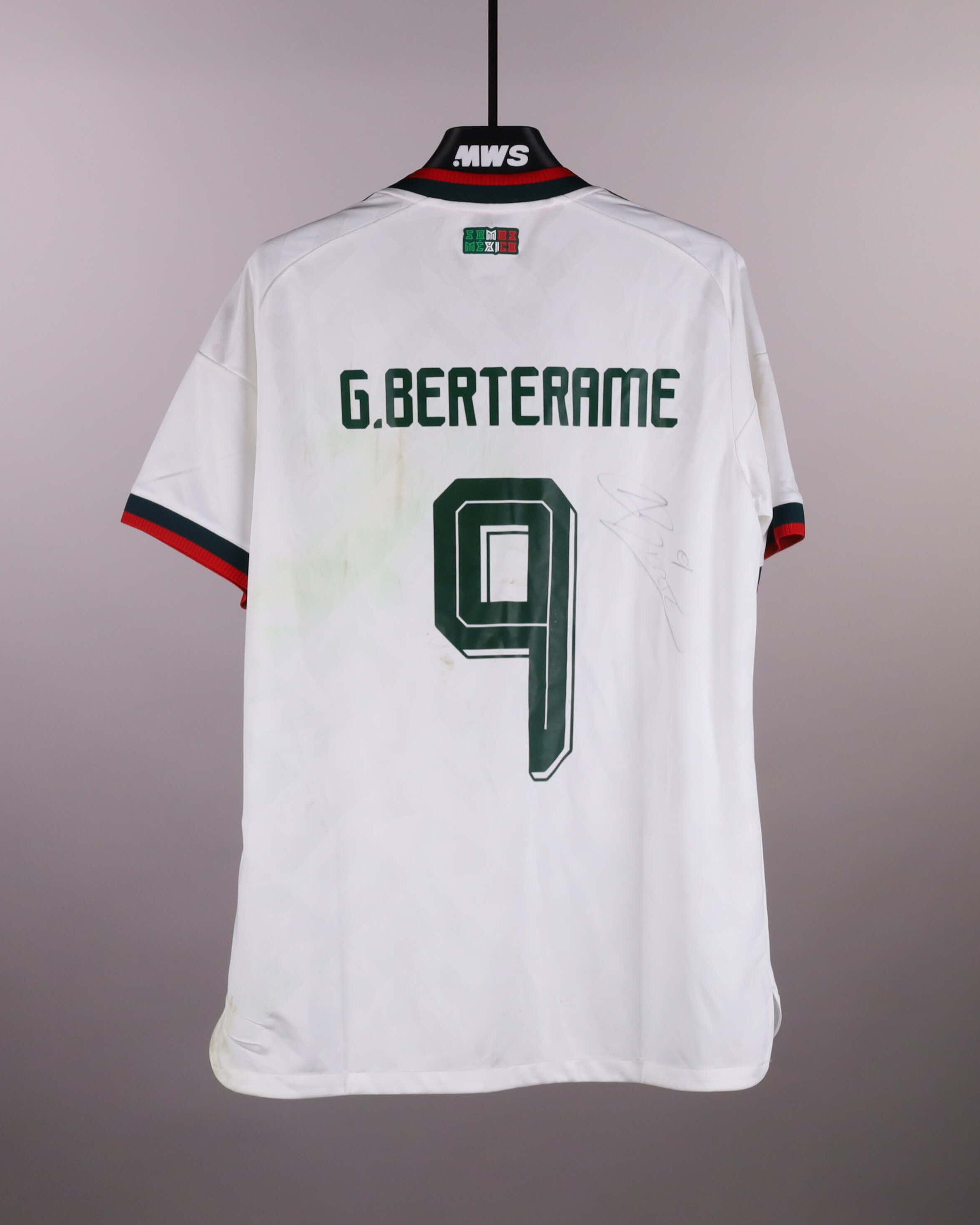Germán Berterame Mexico jersey