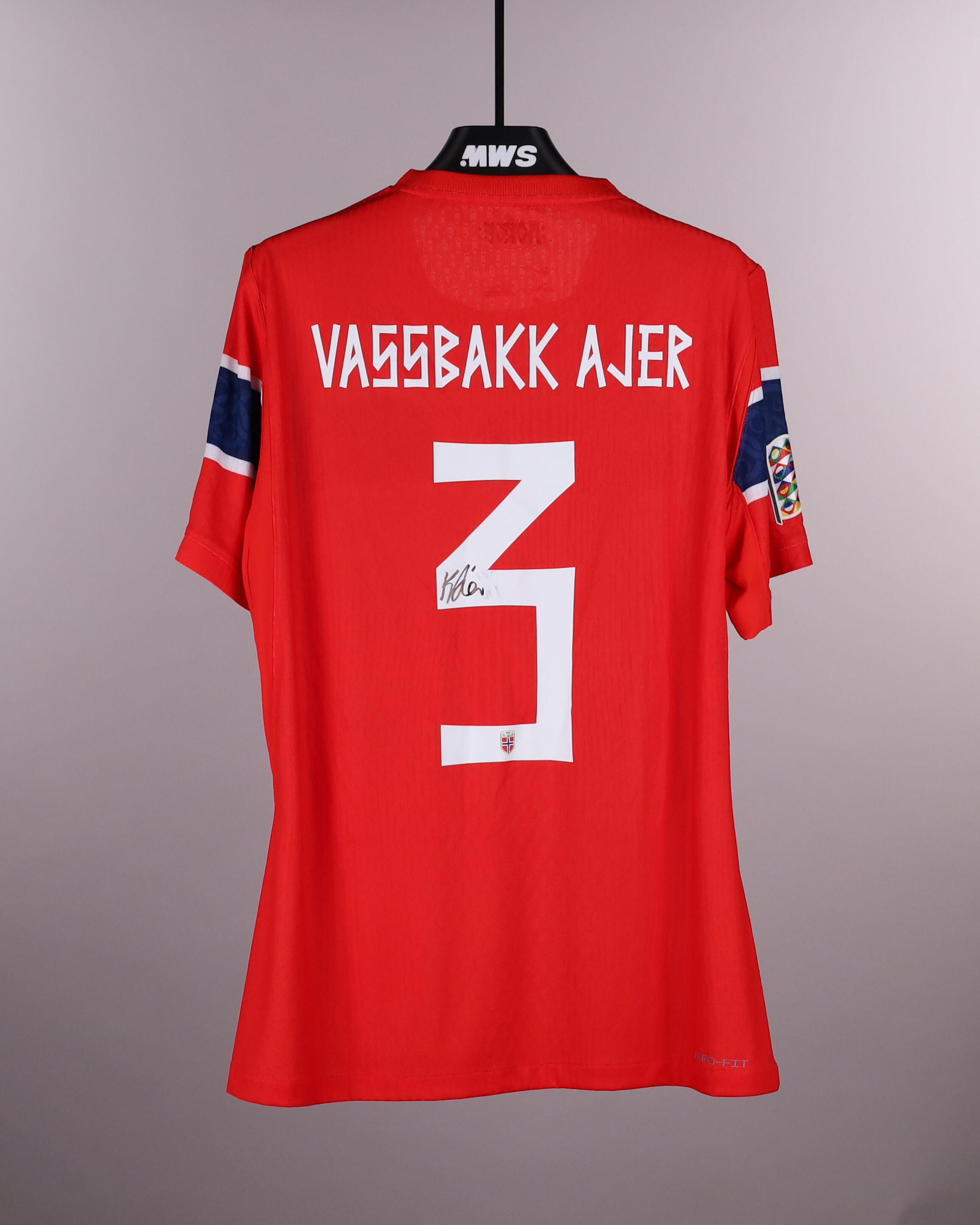 Kristoffer Vassbakk Ajer Norway jersey