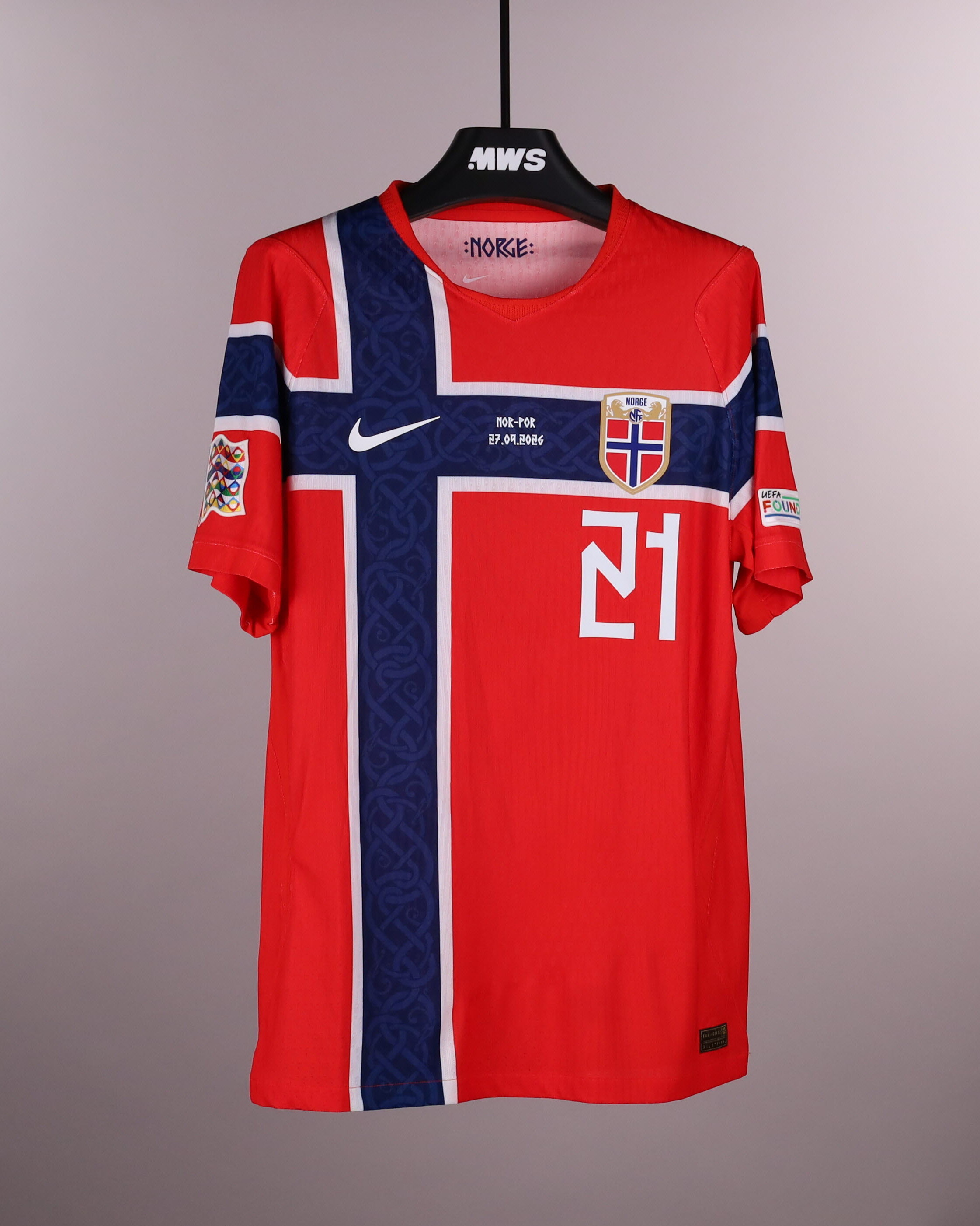 Andreas Schjelderup Norway jersey