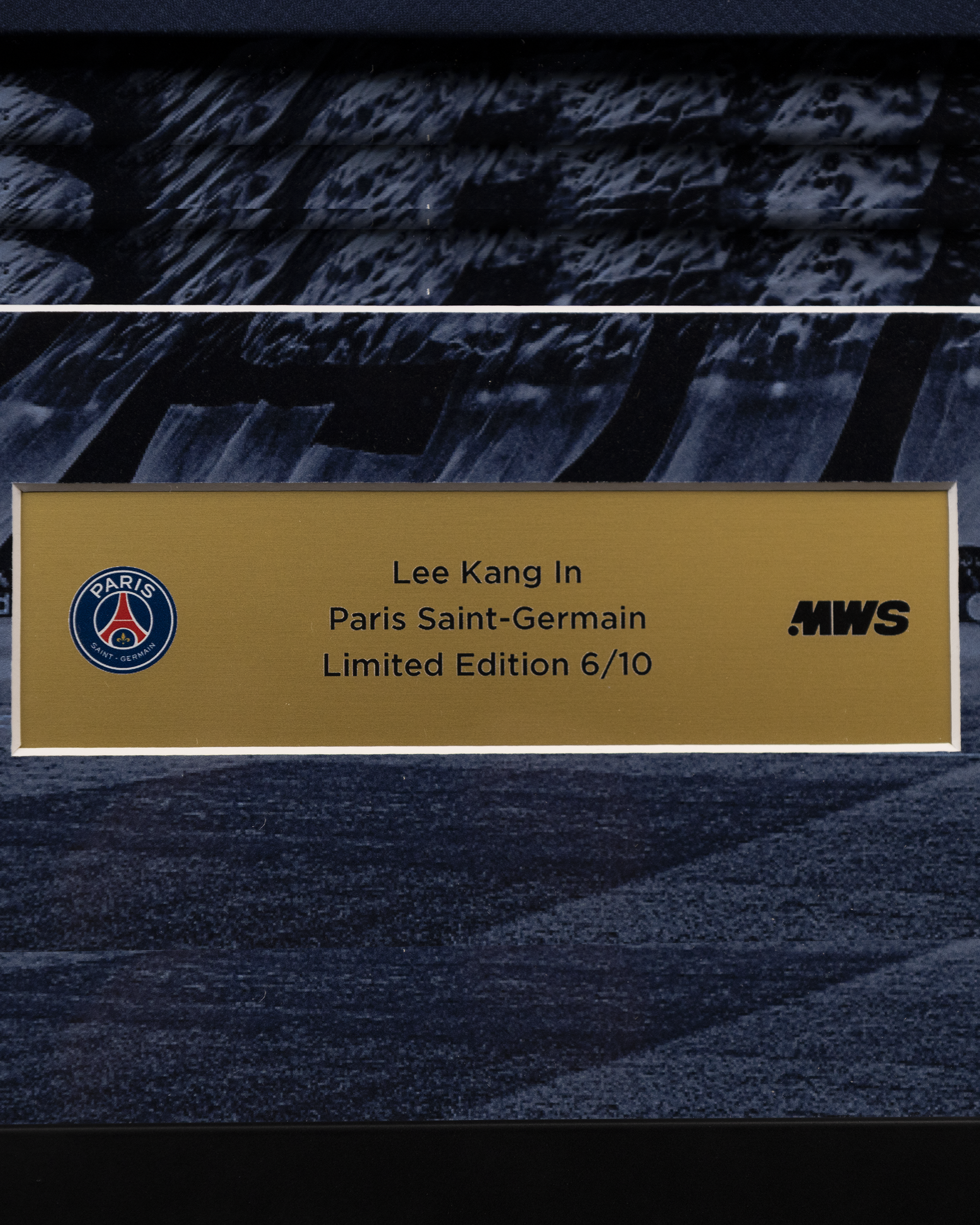 Lee Kang In Framed Signed PSG 23/24 Shirt | 6