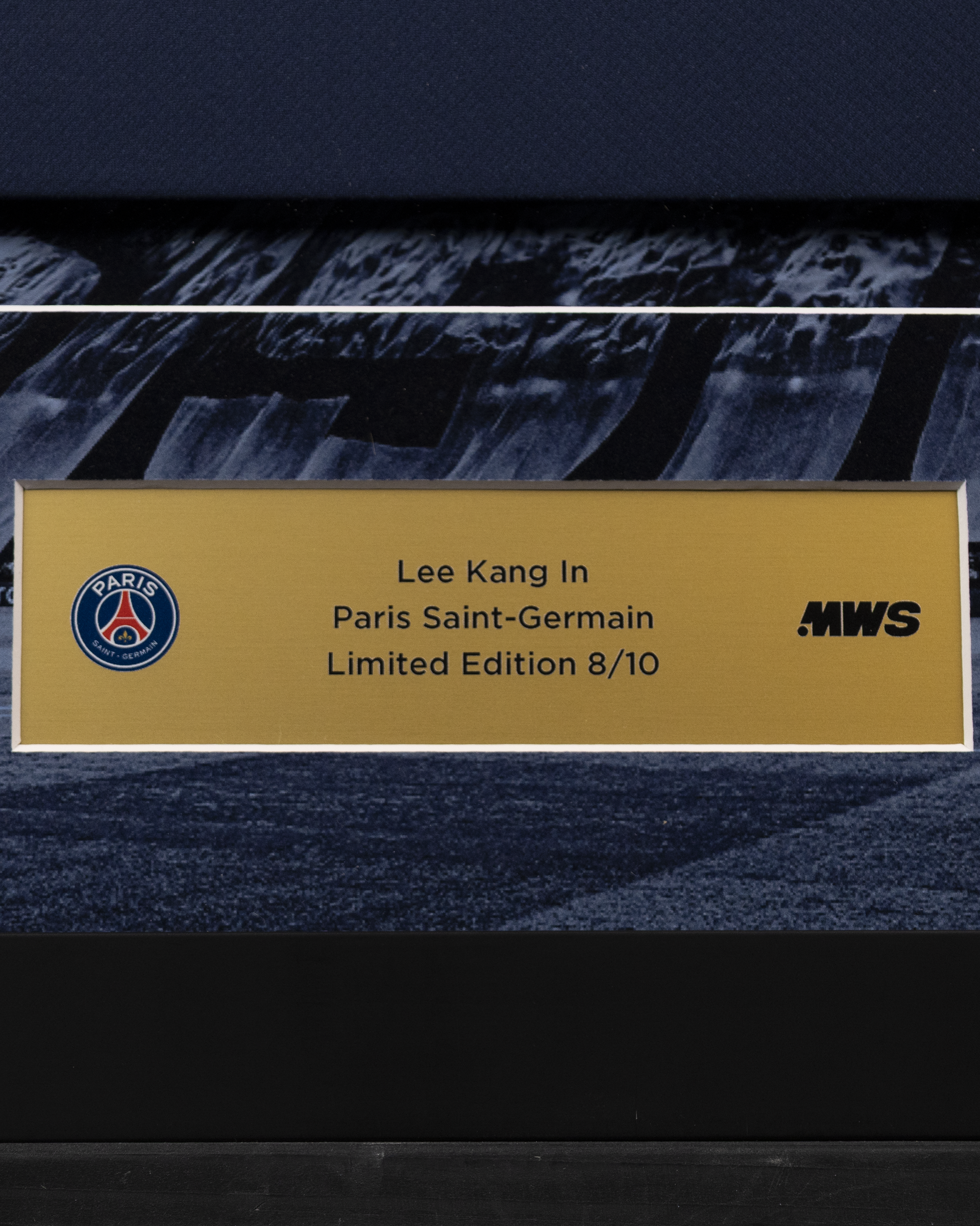 Lee Kang In Framed Signed PSG 23/24 Shirt | 8