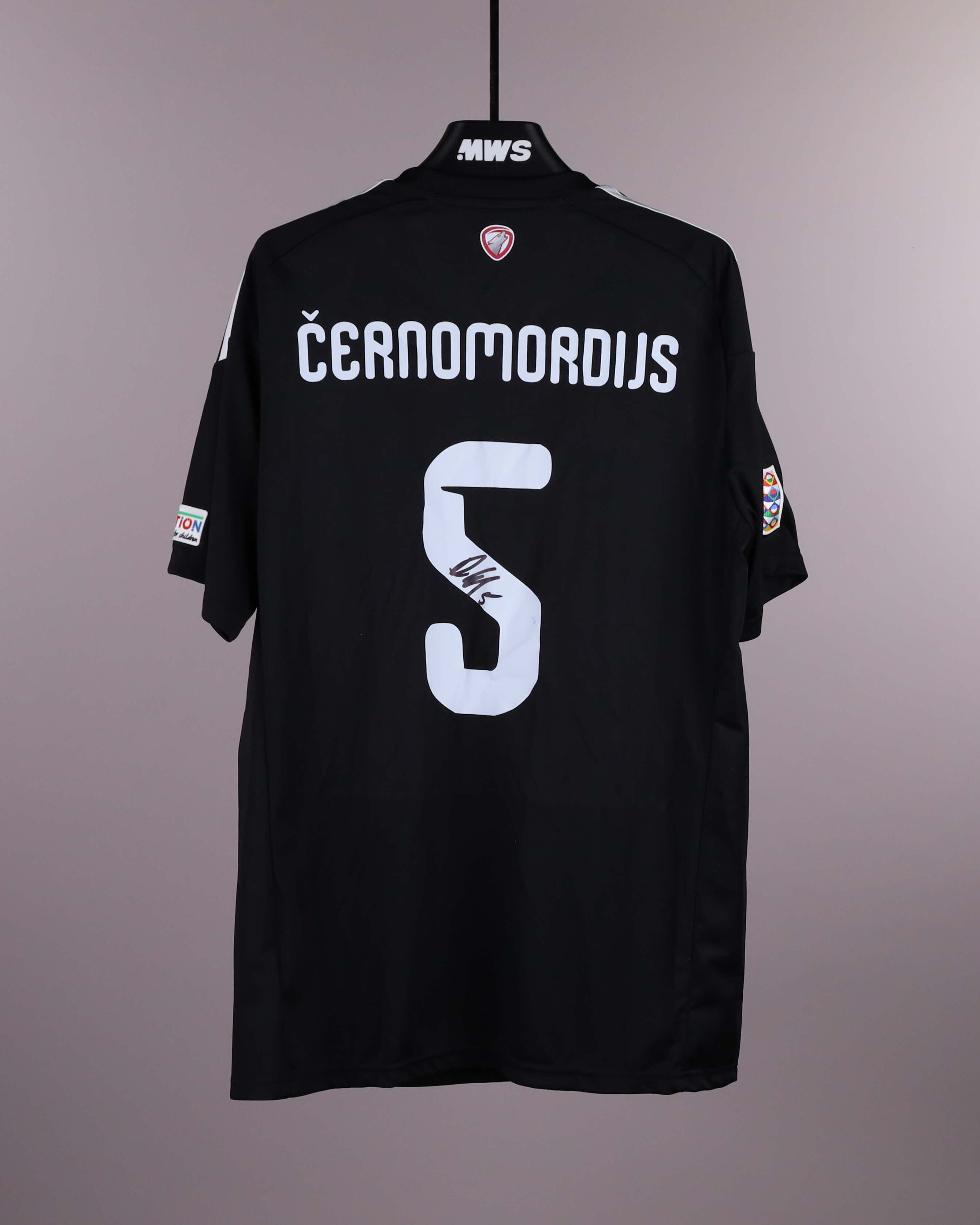 Antonijs Černomordijs Latvia jersey