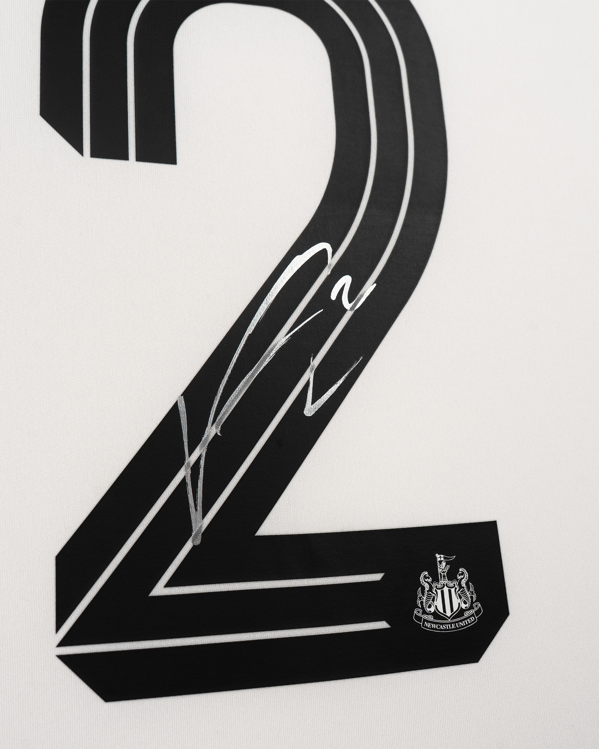 Tino Livramento Framed Signed Newcastle United Home Shirt