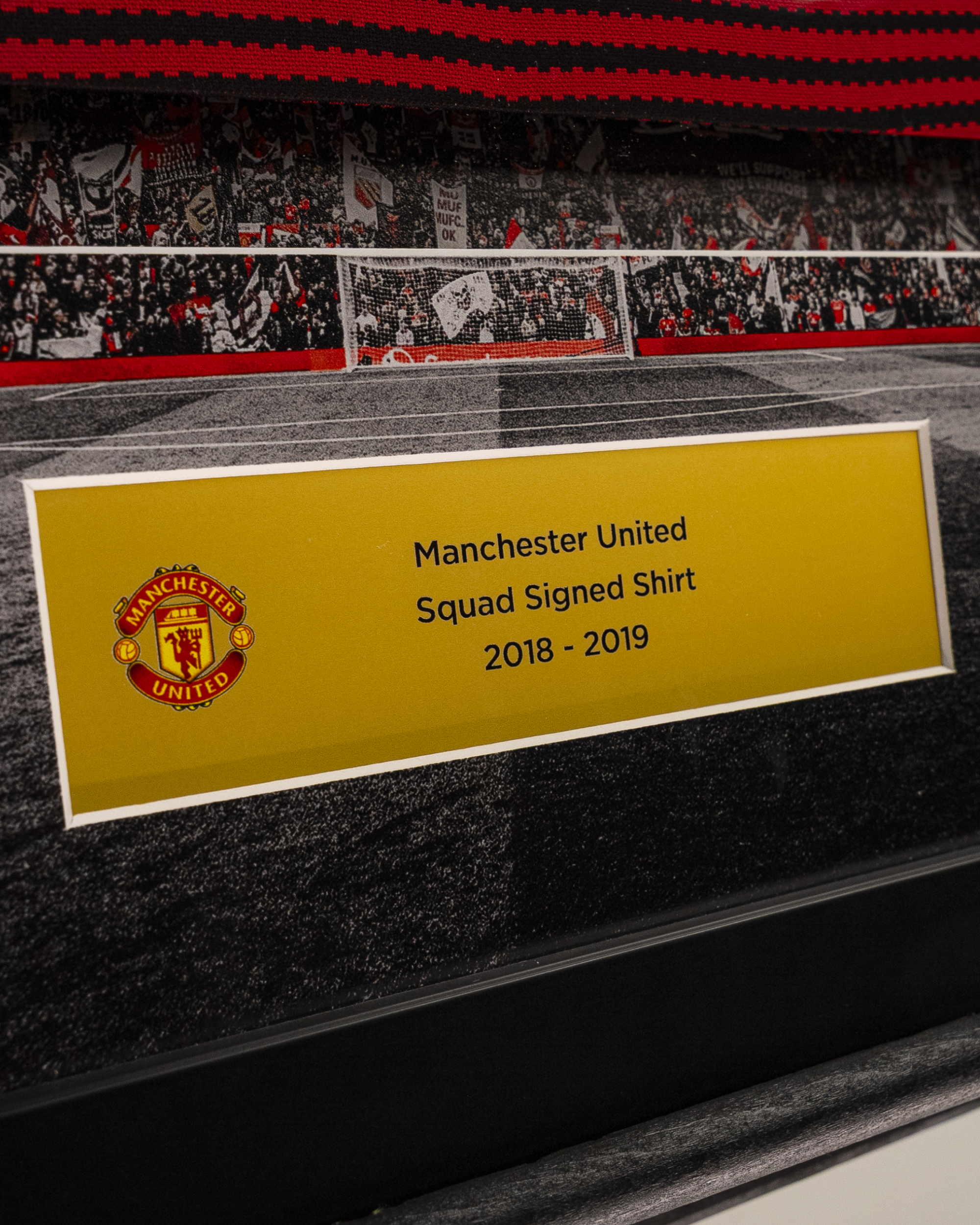 18/19 Manchester United Limited Edition Framed Squad Signed Shirt