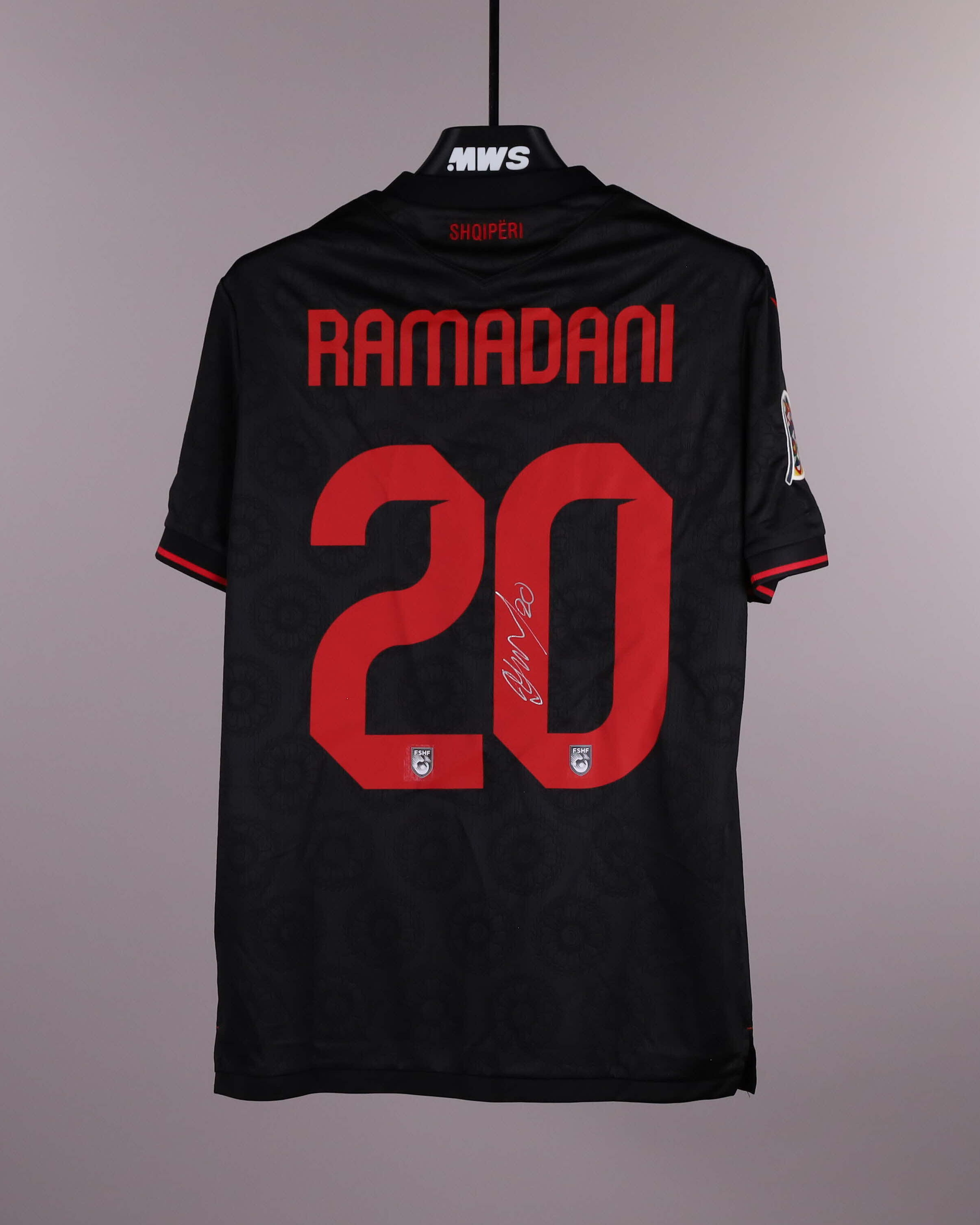 Ylber Ramadani Albania jersey