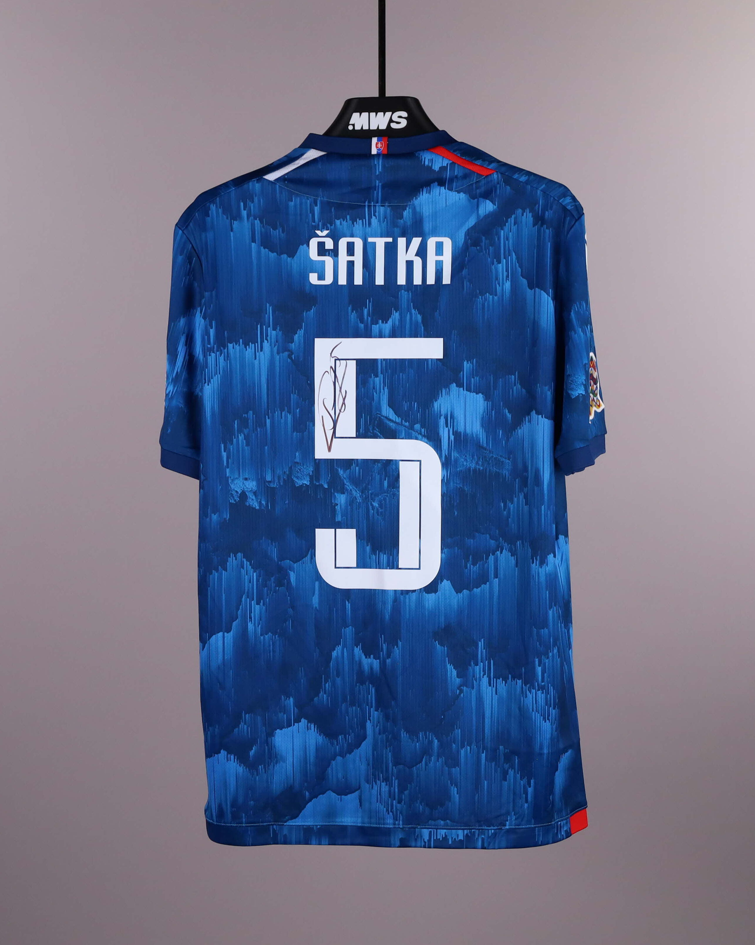 Ľubomír Šatka Slovakia jersey