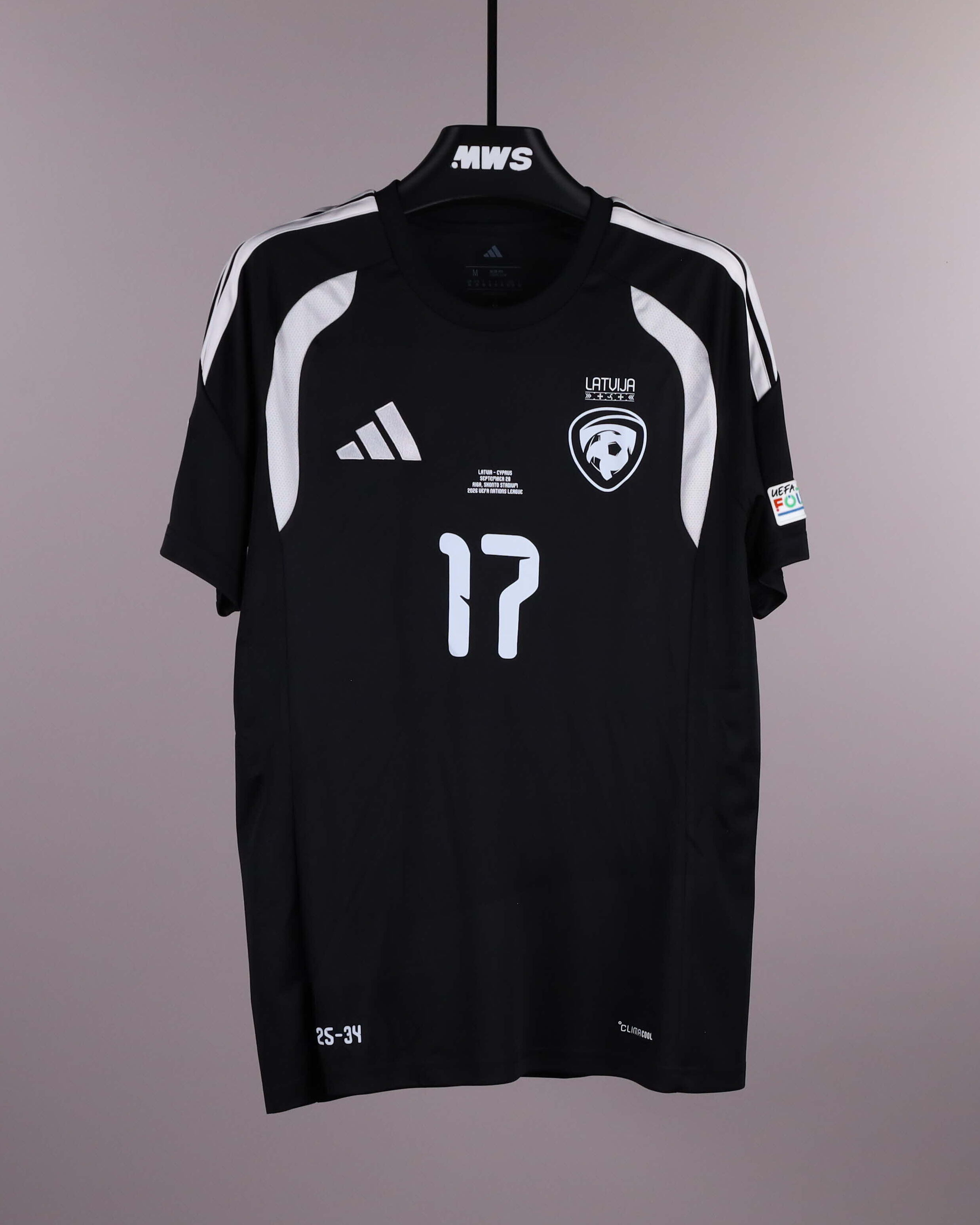 Markuss Strods Latvia jersey