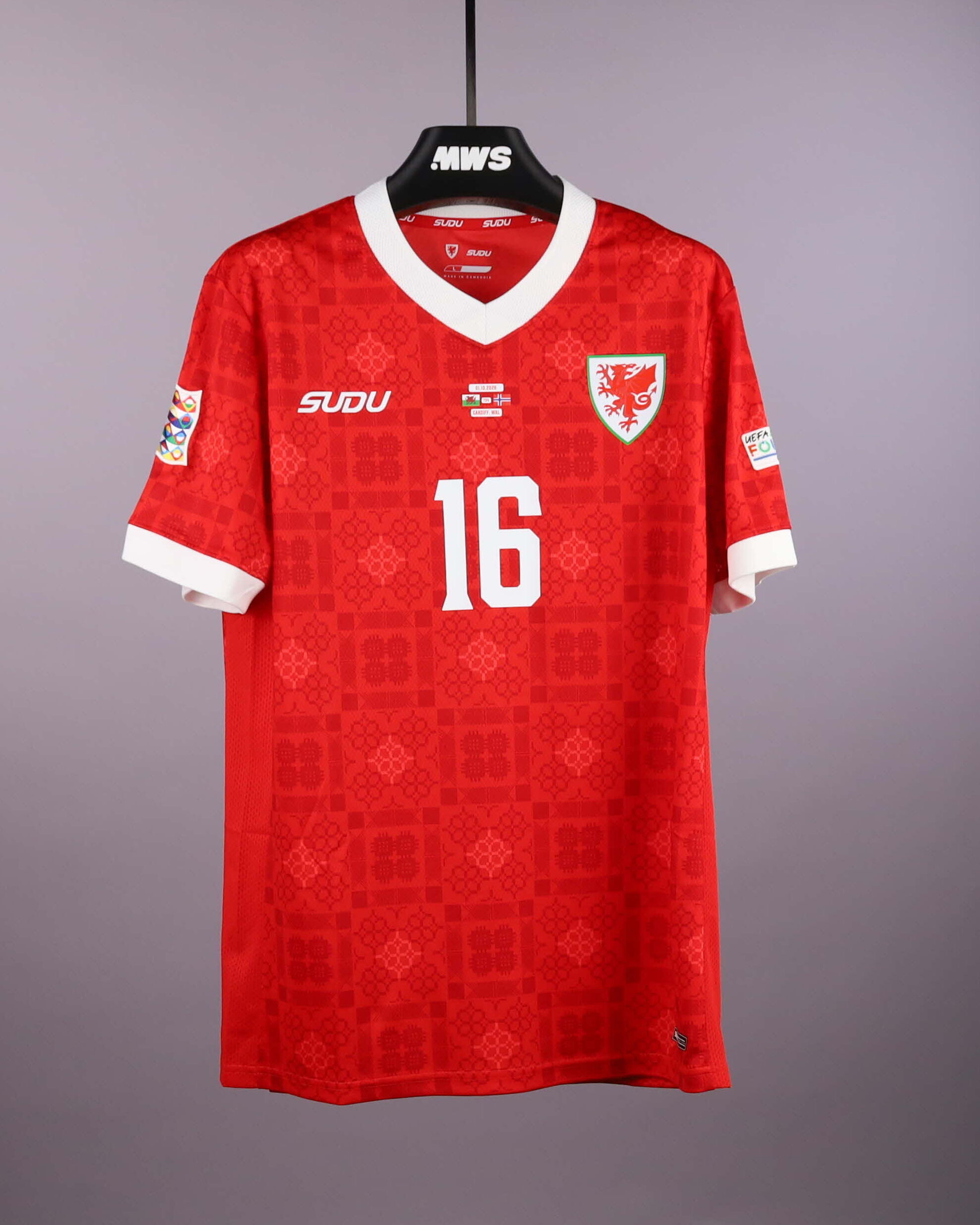 Rhys Norrington-Davies Wales shirt