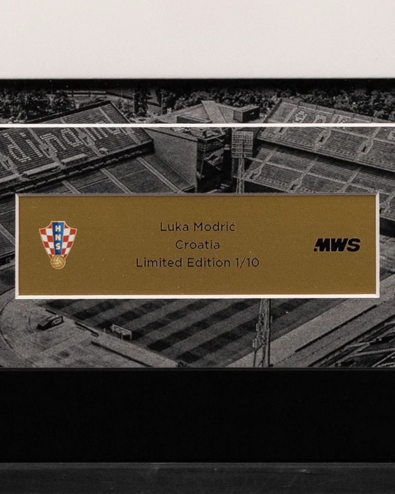 Luka Modrić Framed Signed Croatia Home Shirt 22/23 | 1