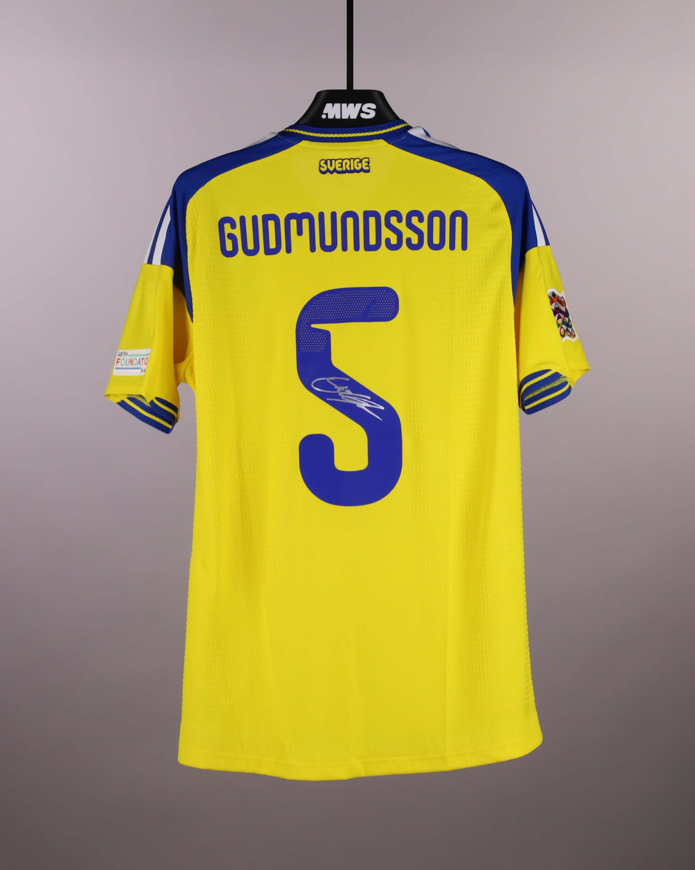 Sweden 팀의 Gabriel Gudmundsson 셔츠