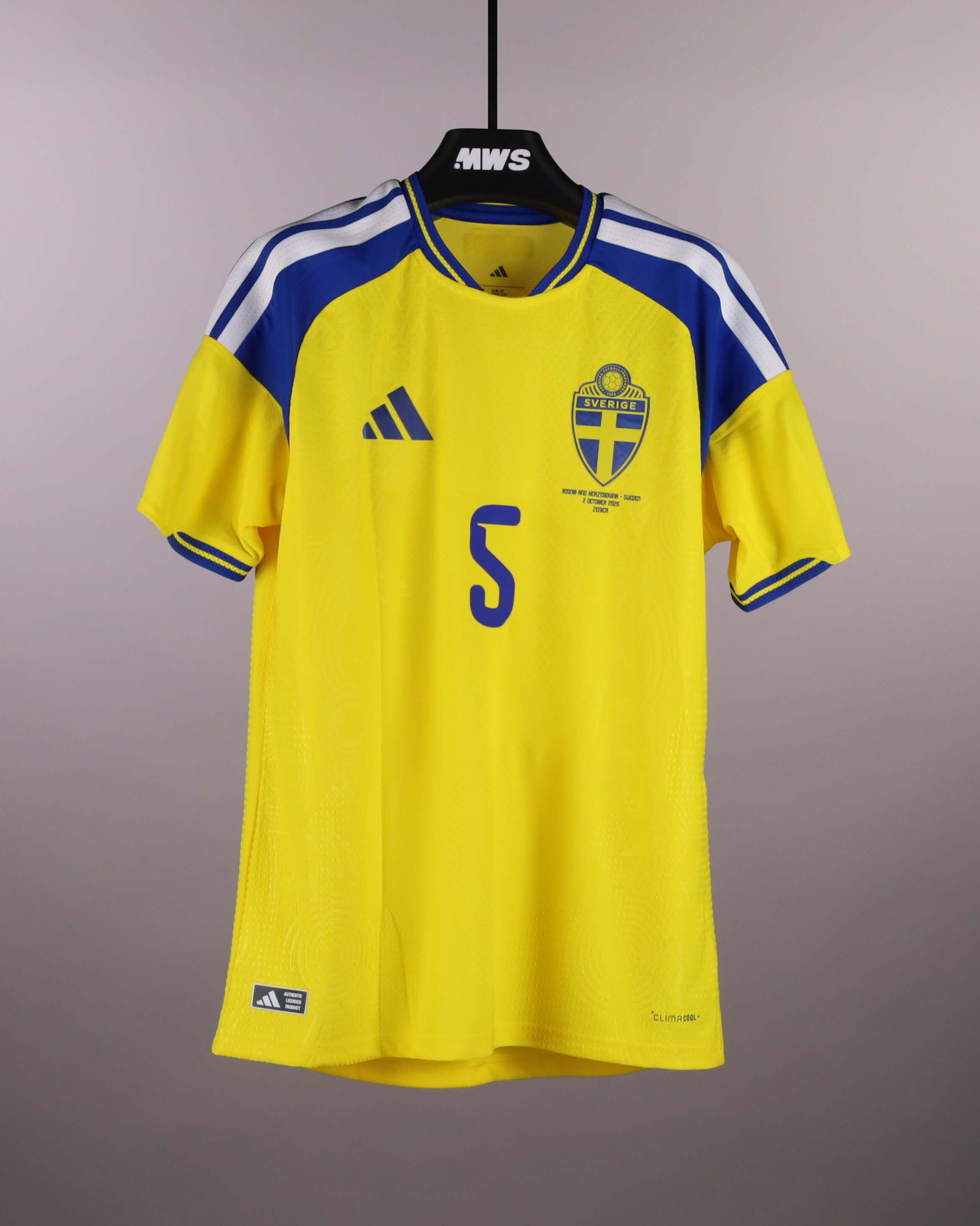 Sweden 팀의 Gabriel Gudmundsson 셔츠