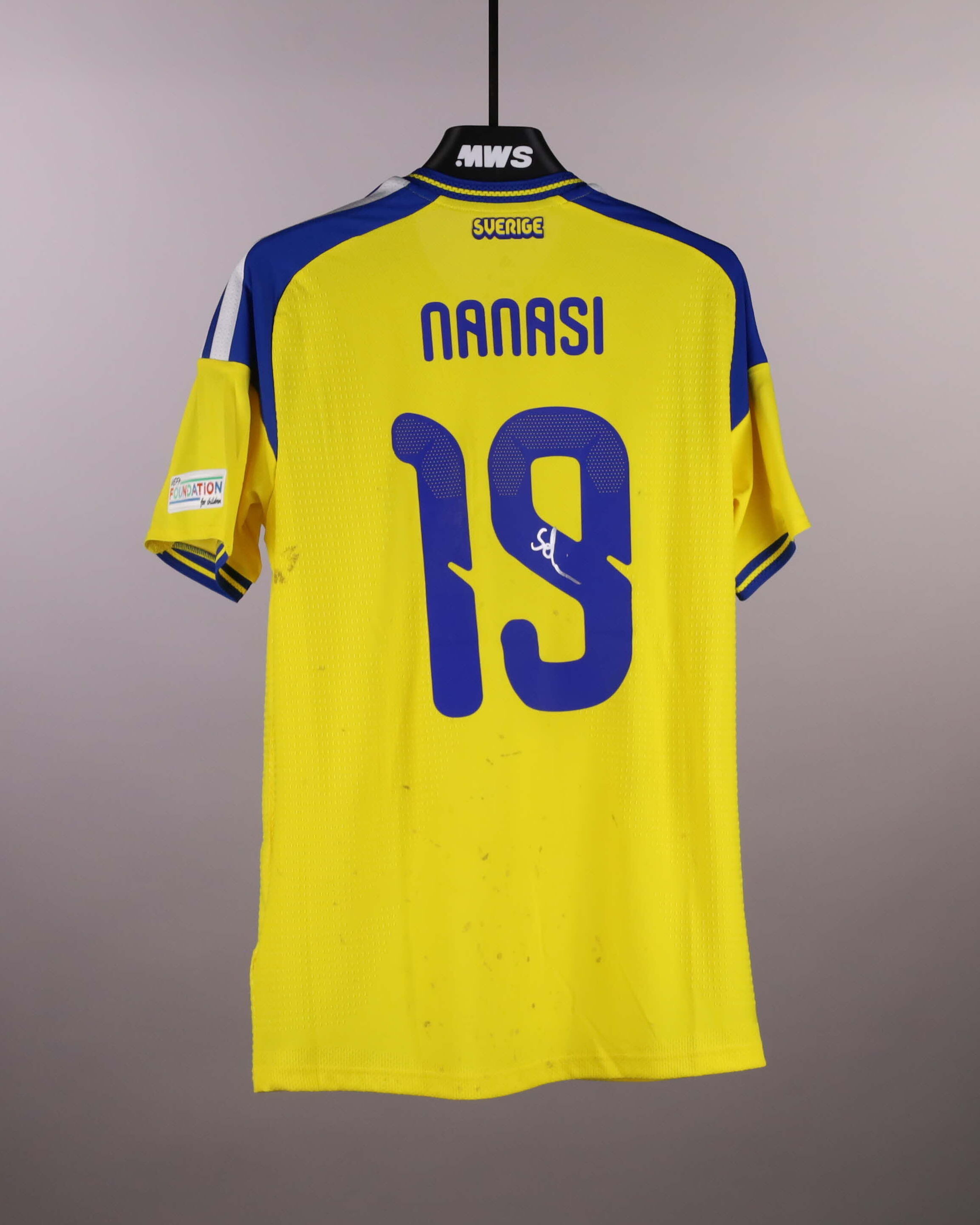 Sweden-Trikot von Sebastian Nanasi