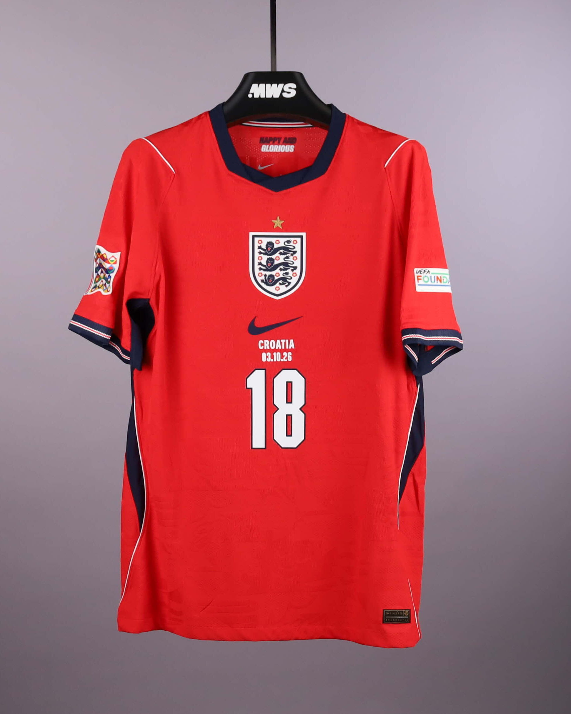イングランド代表ユニフォーム 2026 | MatchWornShirt