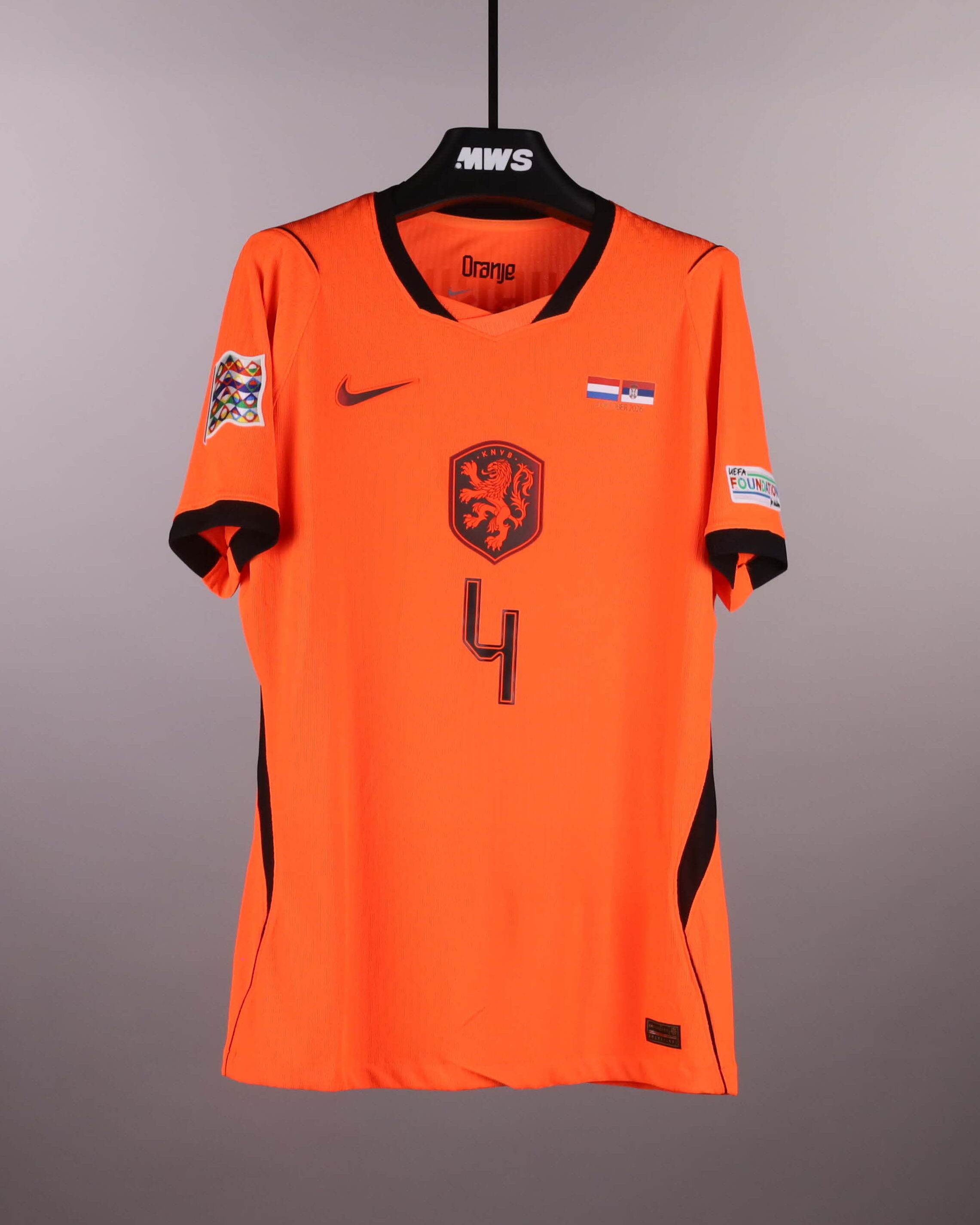 Netherlands-Trikot von Virgil van Dijk