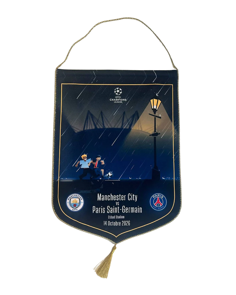 Paris Saint-Germain Pennant vs Manchester City