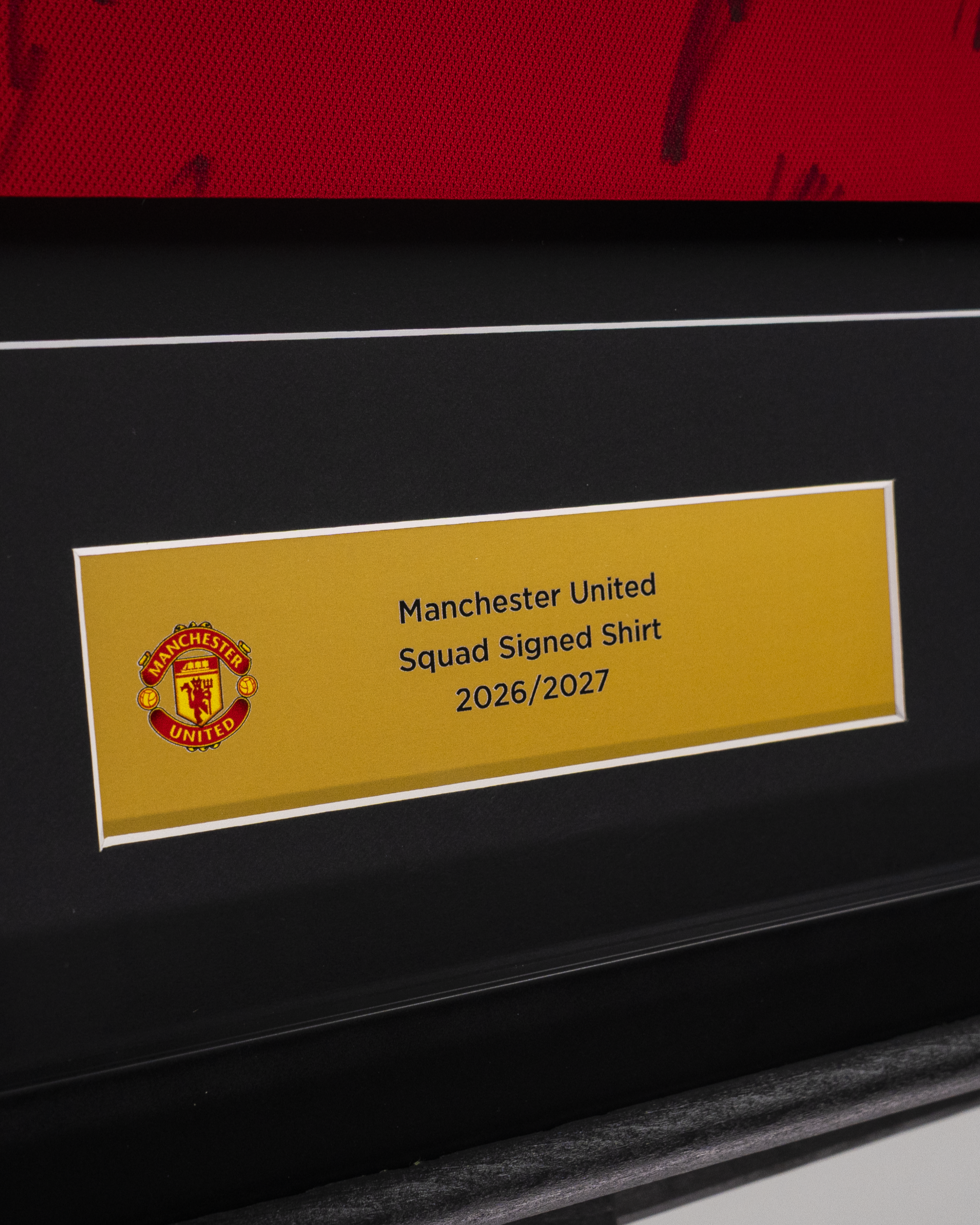 Classic Framed Squad Signed Shirt