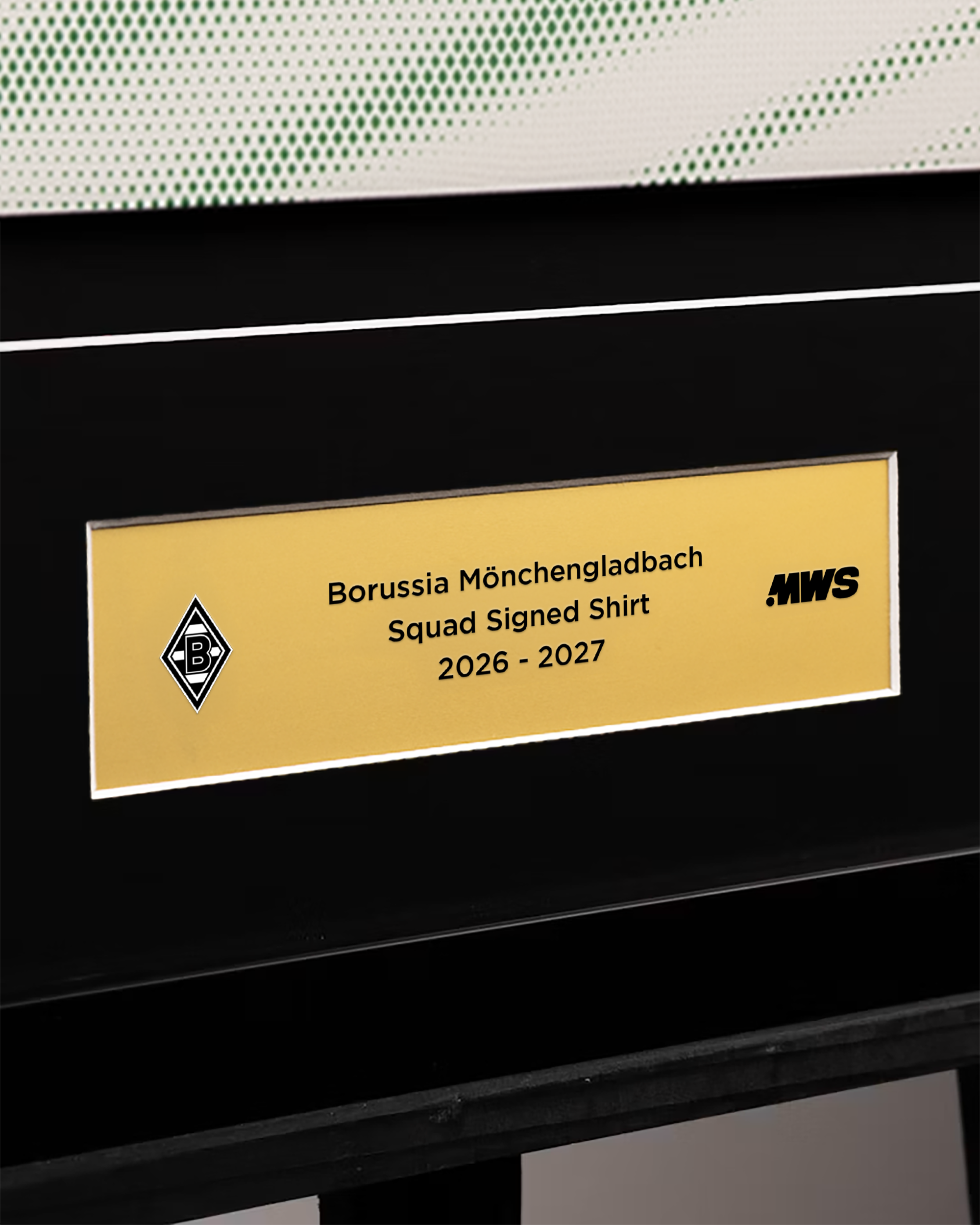 Squad Signed Borussia Mönchengladbach Framed Home Shirt 26/27