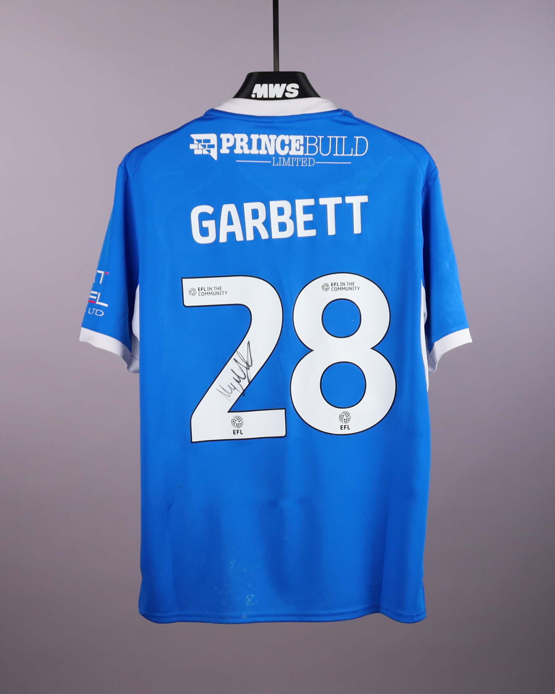 Matthew Garbett Peterborough United shirt