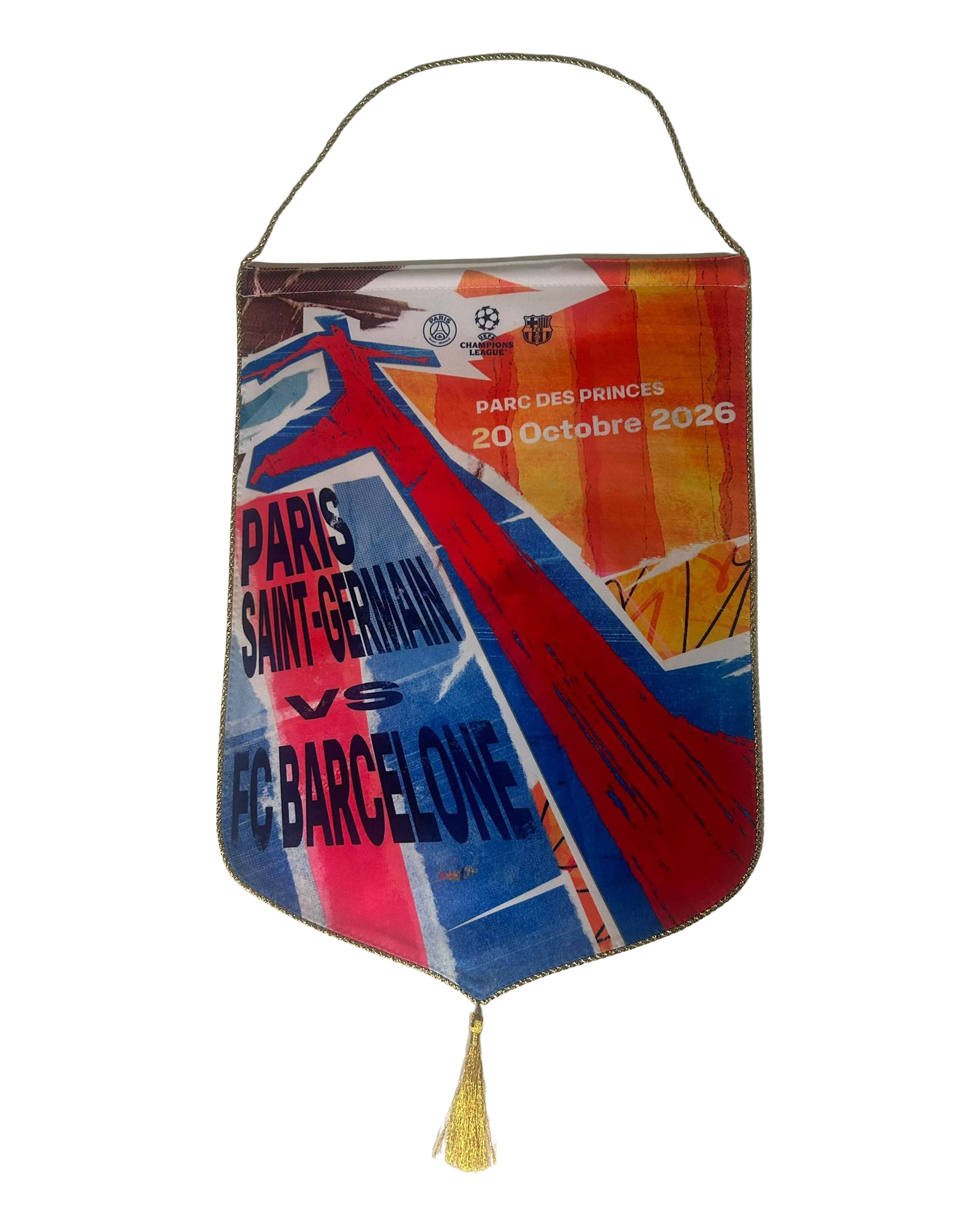Paris Saint-Germain Pennant vs FC Barcelona Paris Saint-Germain shirt