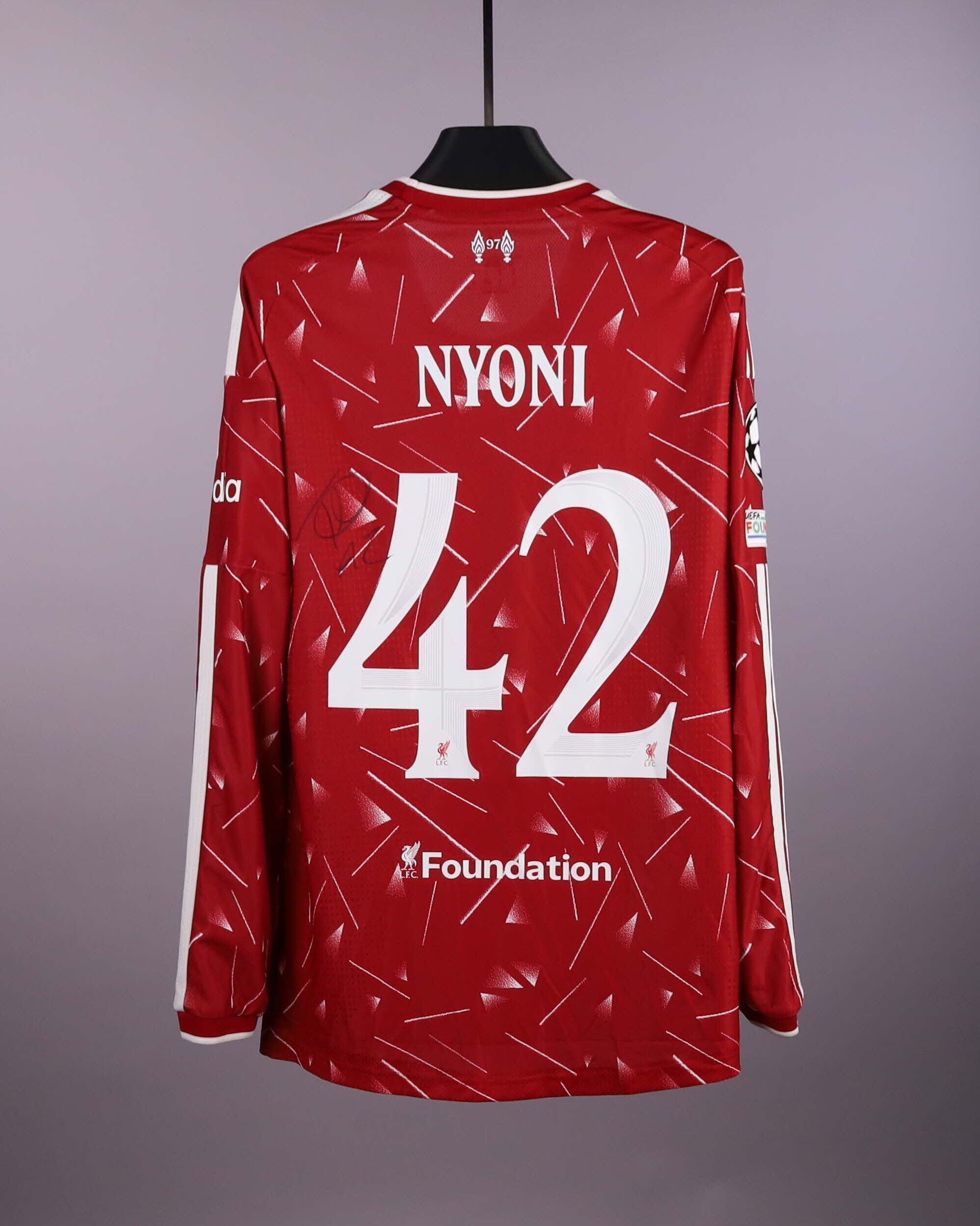 Trey Nyoni Liverpool shirt