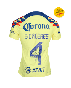 Sebastián Cáceres Club América camisa.