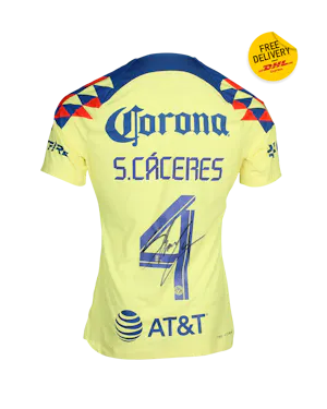Sebastián Cáceres Club América shirt