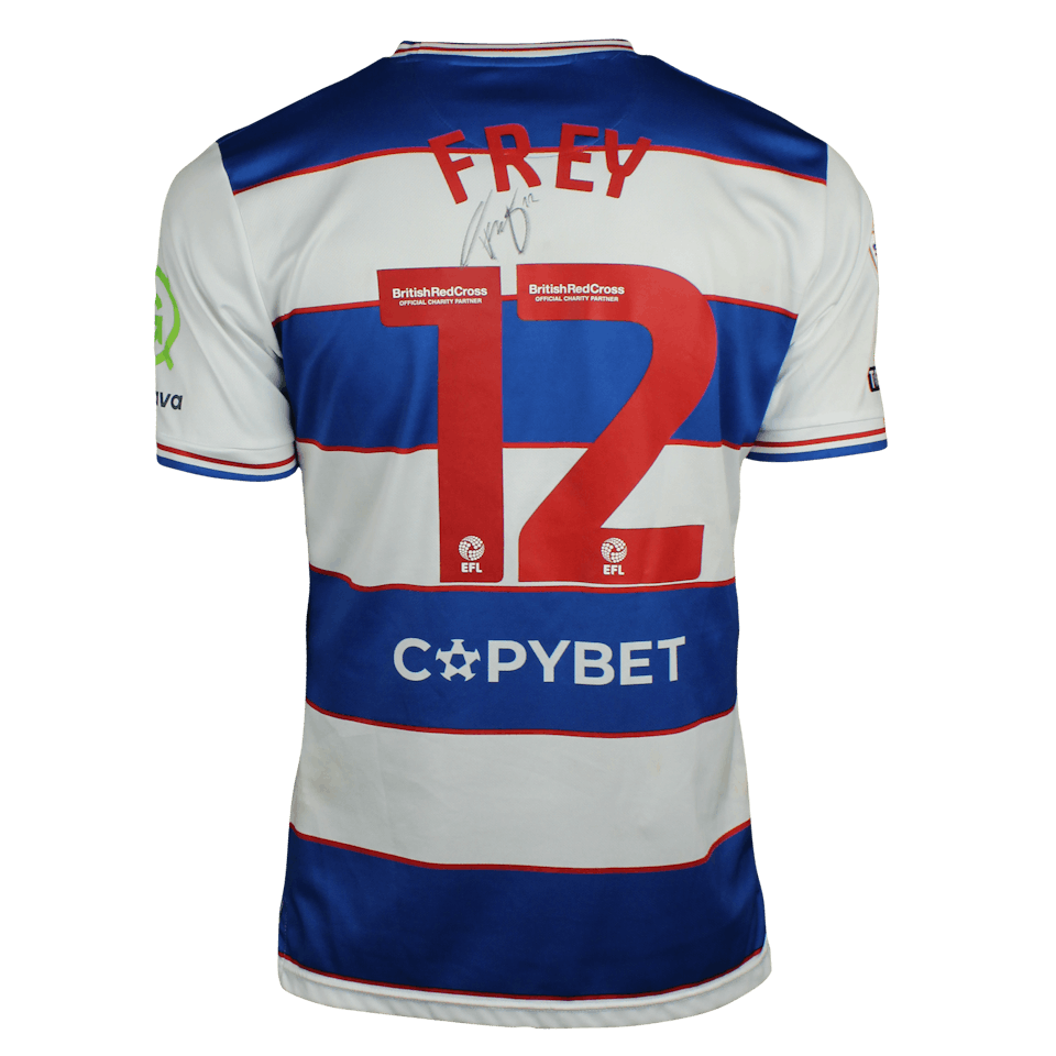 Michael Frey QPR MatchWornShirt
