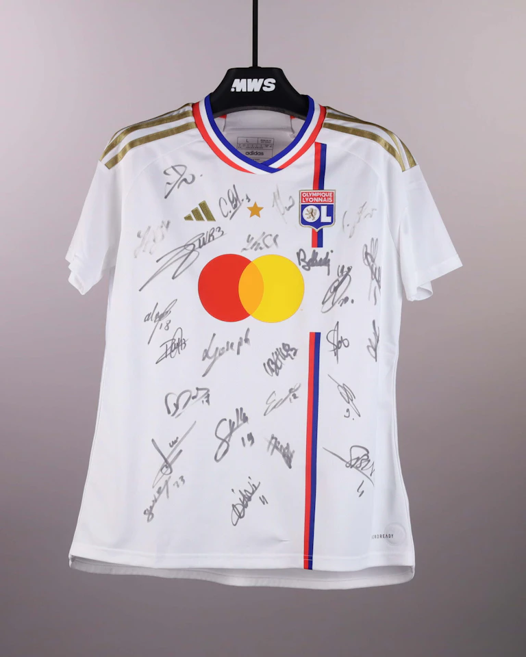 Limited Edition Framed Squad Signed Shirt  | OL Lyonnes