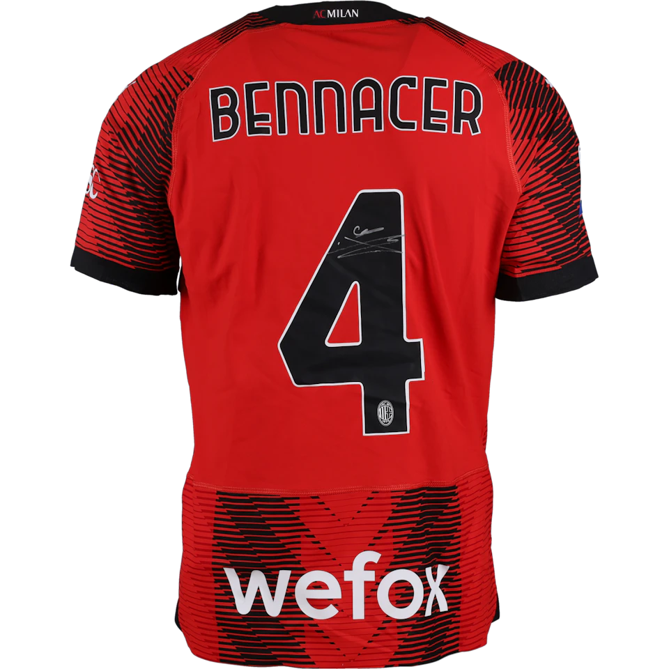 Ismaël Bennacer AC Milan camisa.