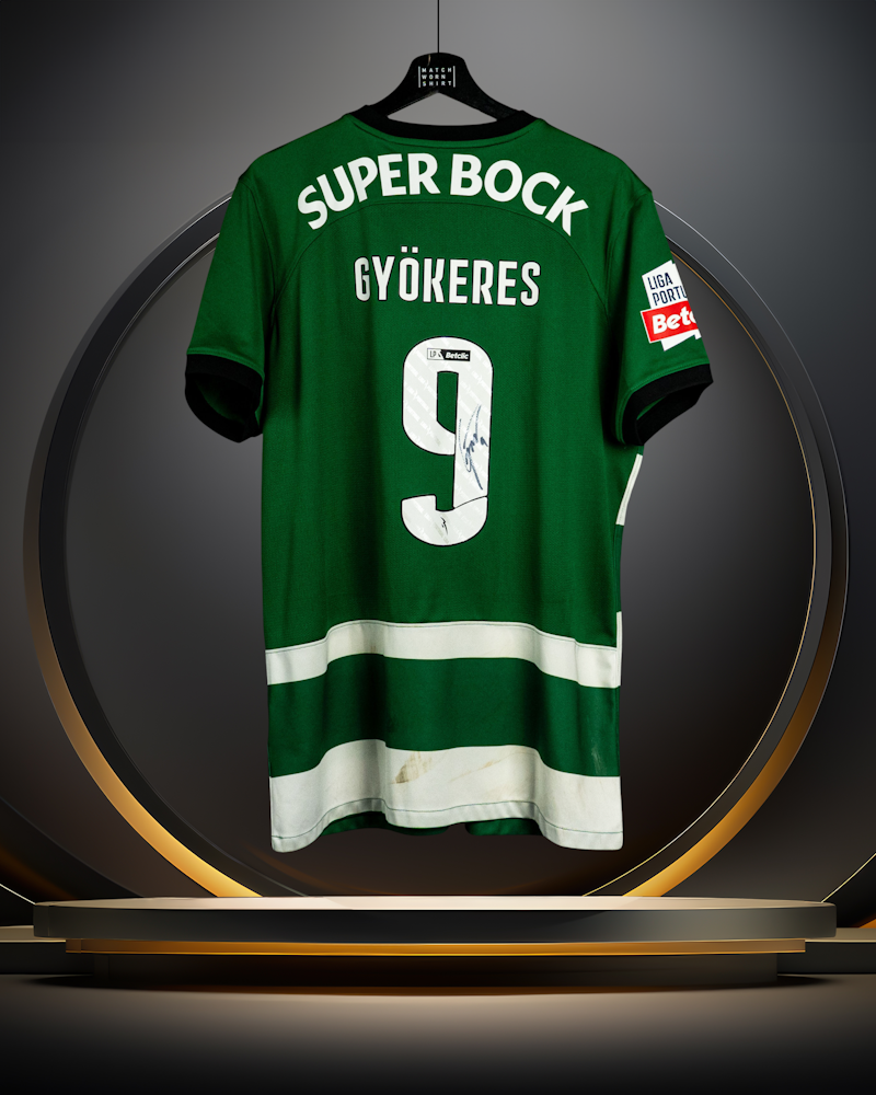 Viktor Gyökeres | Sporting CP | Sporting CP - Estoril | MatchWornShirt