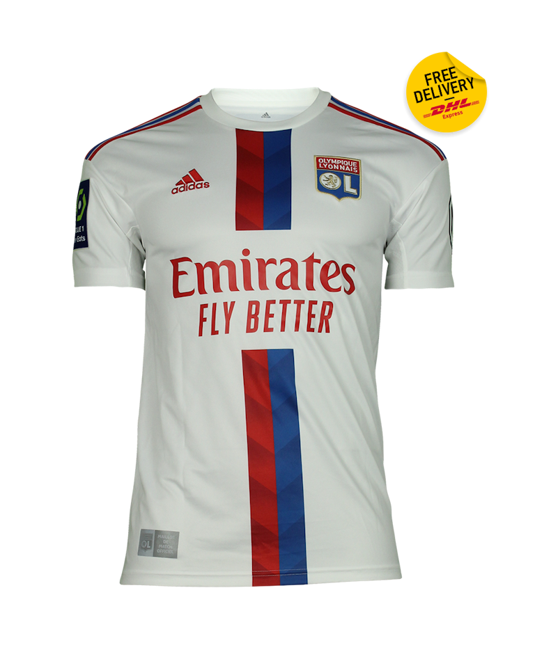 Houssem Aouar Olympique Lyonnais shirt