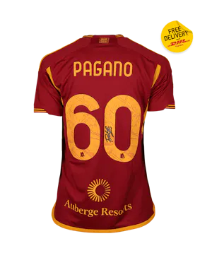 来自AS Roma的Riccardo Pagano球衣